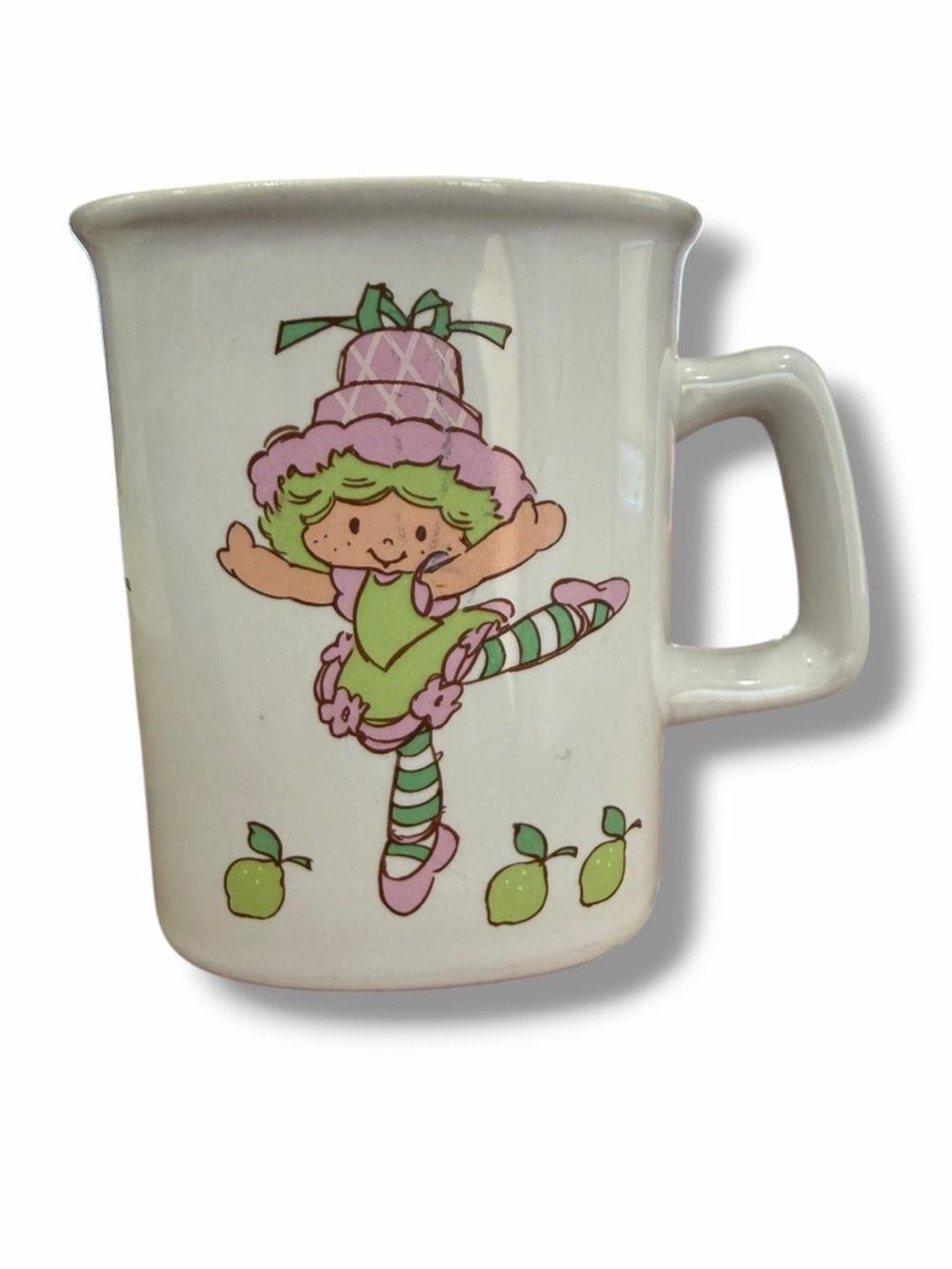 Rare 1980s Stoneware Lime Chiffon Mug - Picture 2 of 5